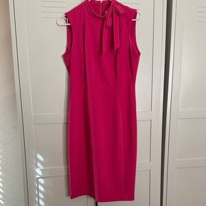 Calvin Klein Fuchsia Midi Dress